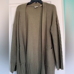 Green Day trip cardigan